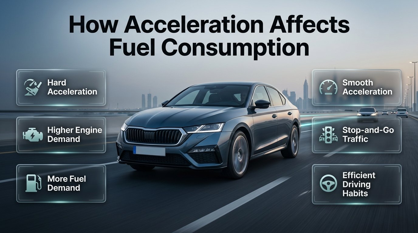 How acceleration affects fuel consumption through smooth driving, engine power, traffic conditions, and efficient acceleration habits How Acceleration Affects Fuel Consumption