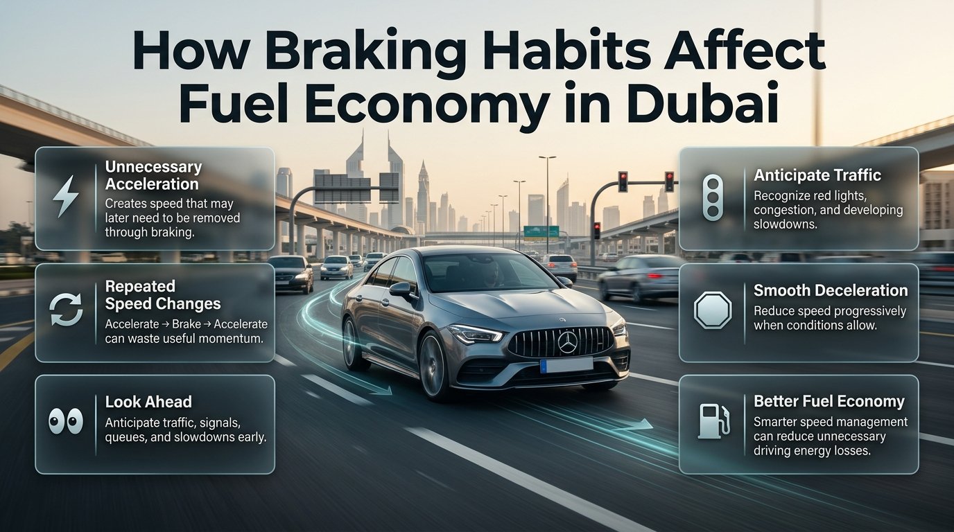 How Braking Habits Affect Fuel Economy in Dubai