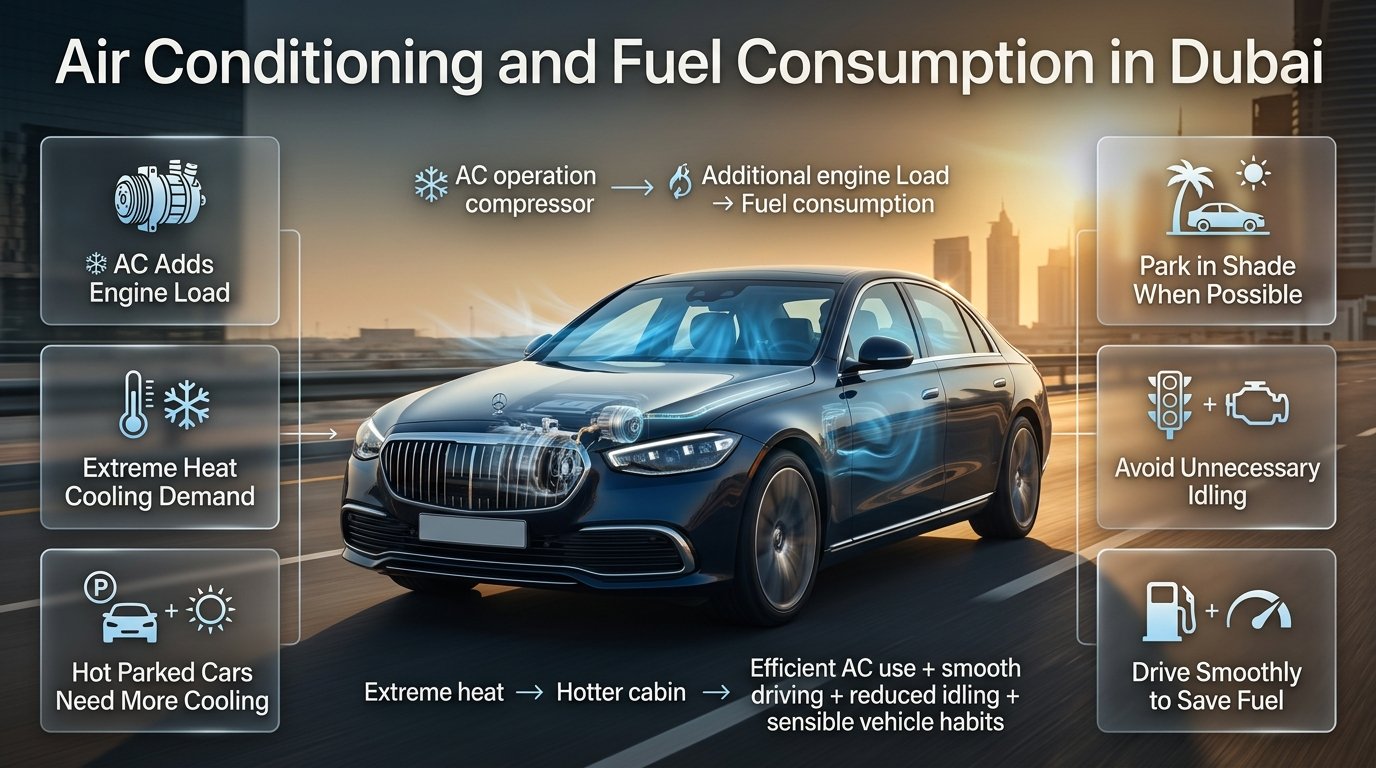Air Conditioning and Fuel Consumption in Dubai
