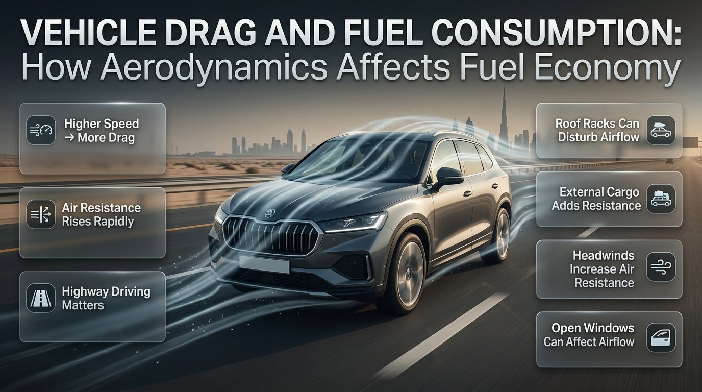 Vehicle Drag and Fuel Consumption in Dubai
