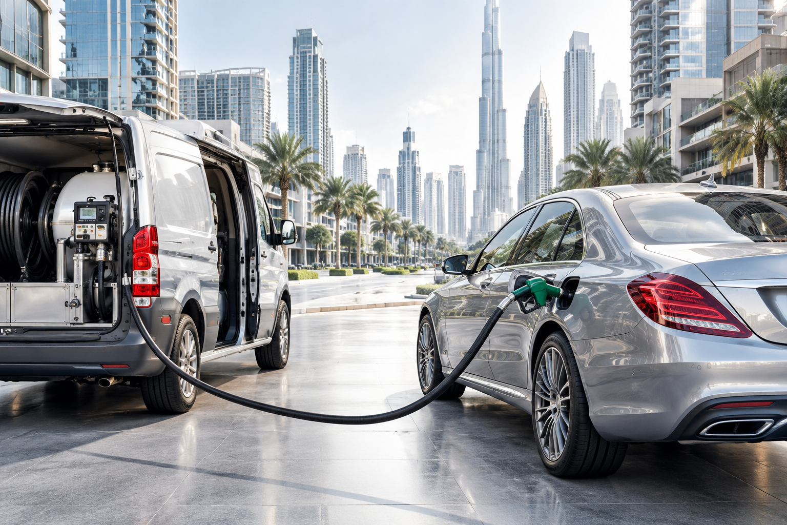 Fuel Delivery on Sheikh Mohammed bin Rashid Boulevard
