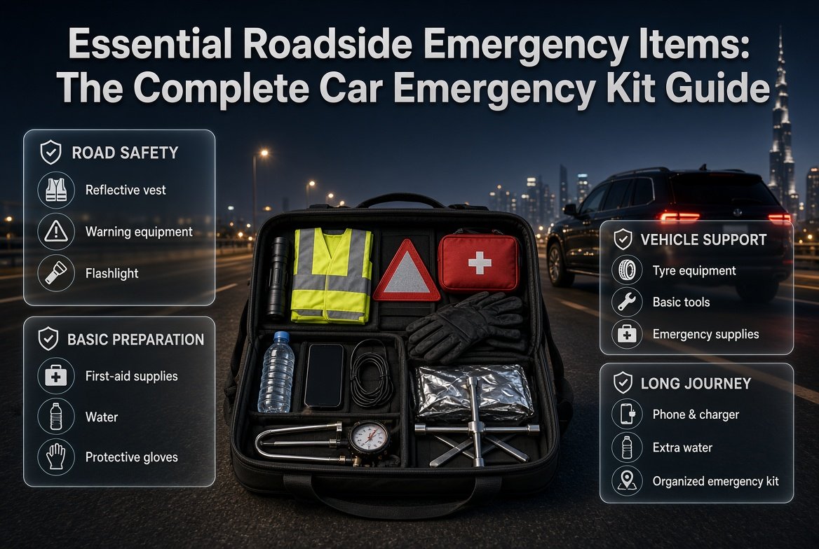 Essential Roadside Emergency Items in Dubai