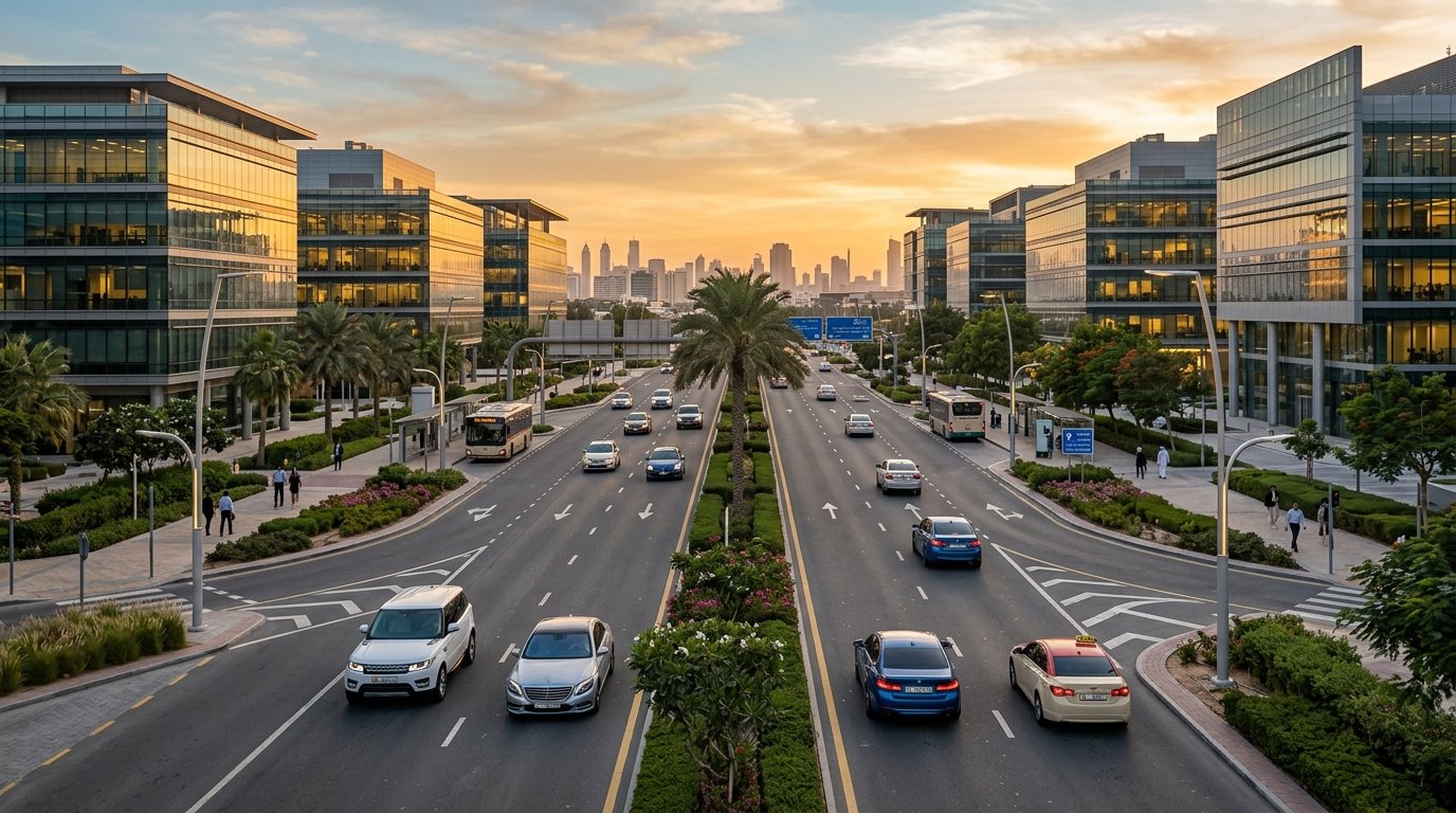 Knowledge Park Access Area fuel delivery - Sheikh Zayed Road