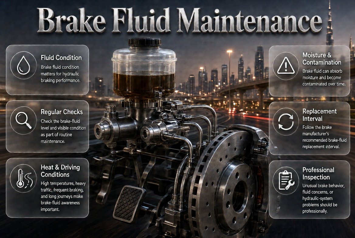 Brake Fluid Maintenance in Dubai